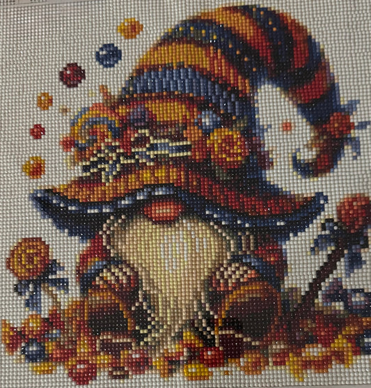 Diamond art candy gnome